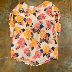 Retro paradise honey top/dress